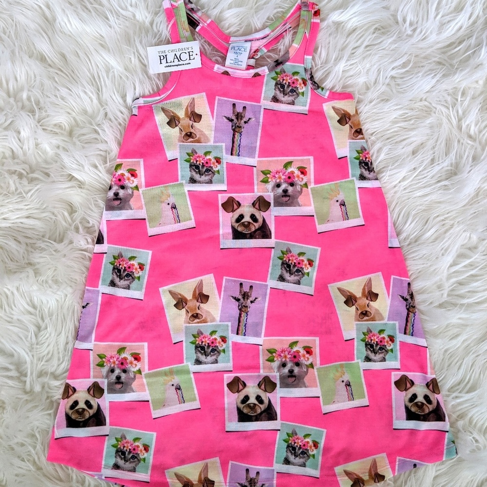 NWT XS Animal Selfie Dress